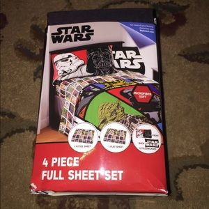 Star Wars 4 Piece Full Size Sheet Set